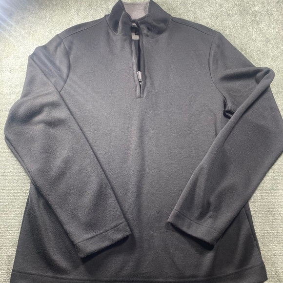 Banana Republic Other - Banana Republic Men's Black Half-Zip Pullover Sweater
